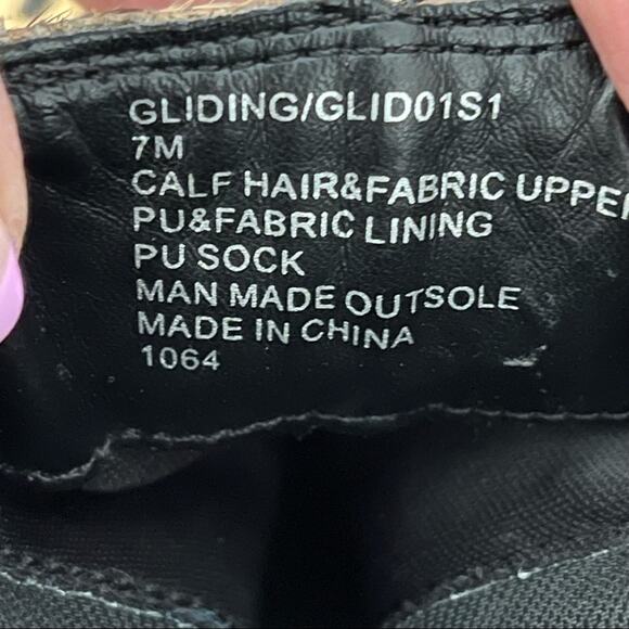 Steve Madden Gliding Leopard Calf Hair Chelsea Boot Size 7 - Picture 8 of 8